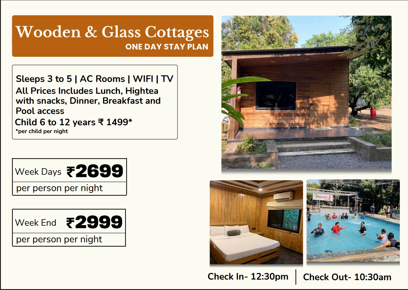 Wooden & Glass Cottages